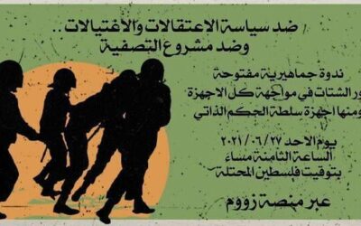 27 يونيو حزيران – مهام ودور فلسطيني الشتات في مواجهة الكيان الصهيوني وسلطة الحكم الذاتي.