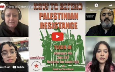 Video: Palestinian Resistance Teach-In with the Masar Badil and Samidoun