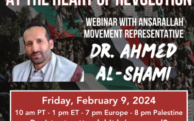 Register Now: 9 February, Yemen to Palestine – At the Heart of Revolution