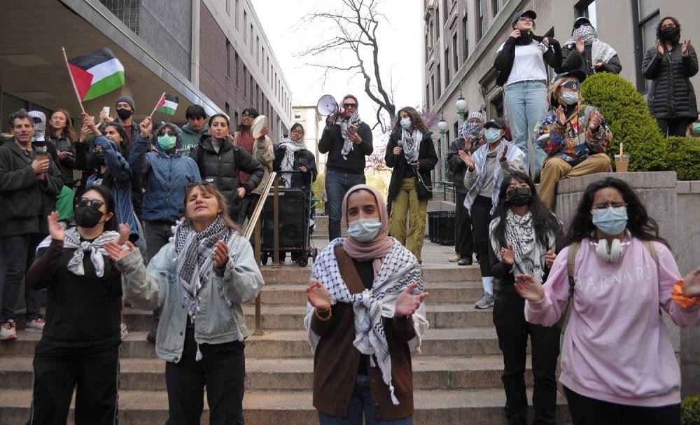 El levantamiento estudiantil en las universidades estadounidenses y la inundación de Al-Aqsa