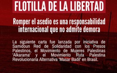 Flotilla de la Libertad: Romper el asedio es una responsabilidad internacional que no admite demora