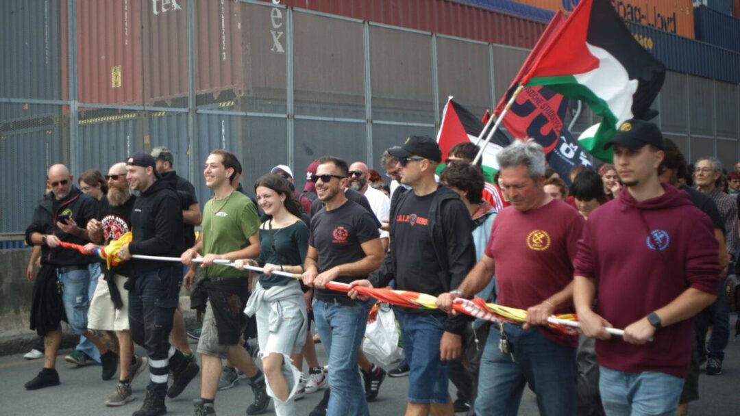 El Movimiento Masar Badil (Ruta Revolucionaria Alternativa Palestina) saluda a los trabajadores portuarios de Génova (Italia); y, advierte: Cualquier ataque a la “Flotilla Global Sumud” provocará una huelga mundial de trabajadores