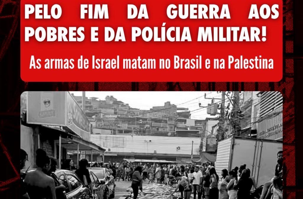The Weapons of the Zionist Entity Kill in Both Brazil and Palestine