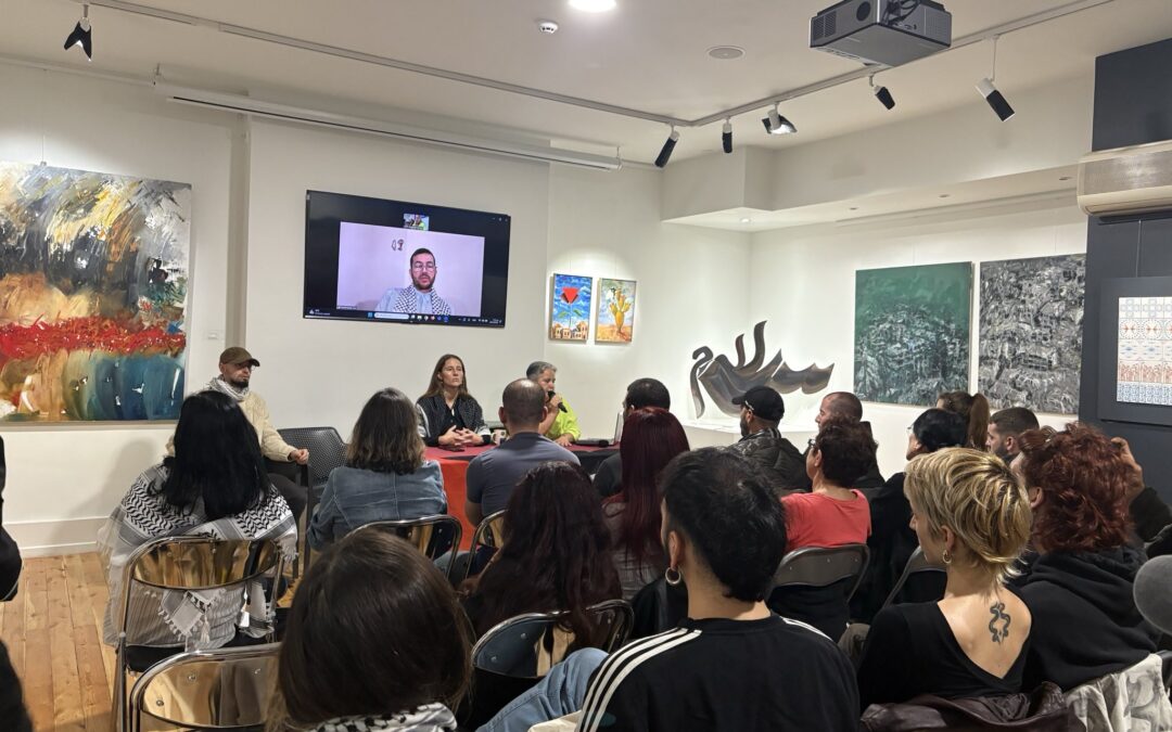 أثينا مع فلسطين — صوت المقاومة يخترق القمع