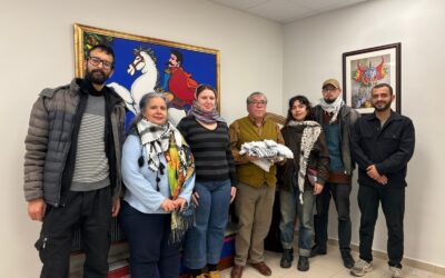 وفد فلسطيني من حركة المسار الثوري الفلسطيني البديل يزور سفارة فنزويلا في أثينا تأكيدًا لوحدة النضال ضد الإمبريالية