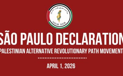 São Paulo Declaration: Towards a new phase of struggle
