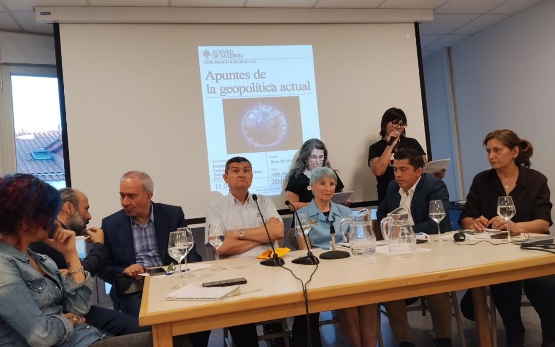 Madrid reúne voces de Palestina, Irán, Cuba y el Donbass en el acto «La resistencia cambia el tablero mundial»